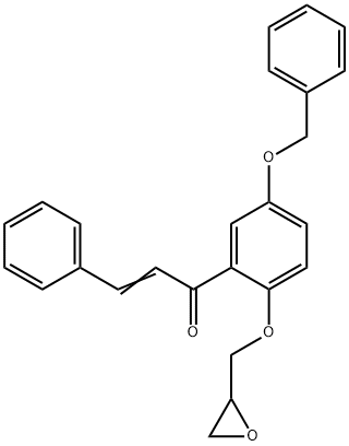 1-[2-(OxiranylMethoxy)-5-(benzyloxy)phenyl]-3-phenyl-2-propen-1-one Structure