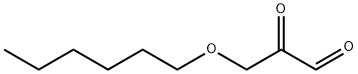 3-(hexyloxy)-2-oxopropionaldehyde Structure