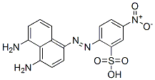 2-[(4,5-diamino-1-naphthyl)azo]-5-nitrobenzenesulphonic acid Structure