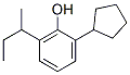 6-sec-butyl-2-cyclopentylphenol  Structure