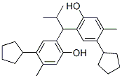 6,6'-(2-methylpropylidene)bis[4-cyclopentyl-m-cresol] Structure