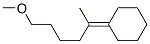 (5-methoxy-1-methylpentylidene)cyclohexane Structure