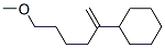 (5-methoxy-1-methylenepentyl)cyclohexane Structure