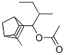 2-methyl-1-(3-methylbicyclo[2.2.1]hept-5-en-2-yl)butyl acetate Structure