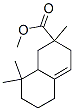 methyl 1,2,3,5,6,7,8,8a-octahydro-2,8,8-trimethyl-2-naphthoate Structure