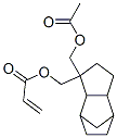 [[(acetoxy)methyl]octahydro-4,7-methano-1H-indenyl]methyl acrylate 구조식 이미지
