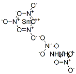 diammonium samarium pentanitrate Structure