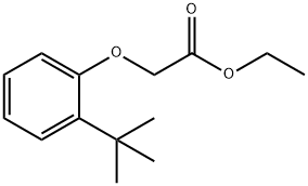 에틸[2-(1,1-디메틸에틸)페녹시]아세테이트 구조식 이미지