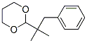 2-(1,1-디메틸-2-페닐에틸)-1,3-디옥산 구조식 이미지
