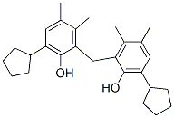 2,2'-메틸렌비스[6-사이클로펜틸-3,4-자일레놀] 구조식 이미지