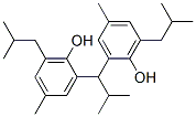 2,2'-(2-methylpropylidene)bis[6-(2-methylpropyl)-p-cresol] Structure