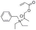벤질디에틸[1-메틸-2-[(1-옥소알릴)옥시]에틸]염화암모늄 구조식 이미지