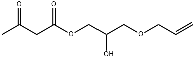 3-allyloxy-2-hydroxypropyl acetoacetate Structure