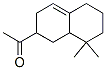 1-(1,2,3,5,6,7,8,8a-octahydro-8,8-dimethyl-2-naphthyl)ethan-1-one Structure