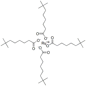 neodecanoic acid, ruthenium salt 구조식 이미지