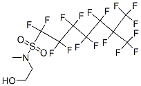 heptadecafluoro-N-(2-hydroxyethyl)-N-methylisooctanesulphonamide Structure