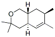 (4aalpha,7beta,8abeta)-3,4,4a,7,8,8a-hexahydro-3,3,6,7-tetramethyl-1H-2-benzopyran 구조식 이미지