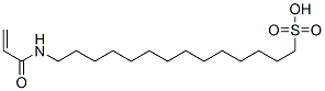 (acryloylamino)tetradecane-1-sulphonic acid Structure