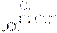 4-[(4-chloro-2-methylphenyl)azo]-N-(dimethylphenyl)-3-hydroxynaphthalene-2-carboxamide Structure