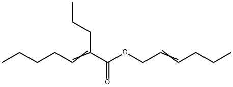 2-hexenyl 2-propylhept-2-enoate Structure