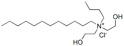 butyldodecylbis(2-hydroxyethyl)ammonium chloride Structure