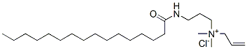 allyldimethyl[3-[(1-oxohexadecyl)amino]propyl]ammonium chloride Structure