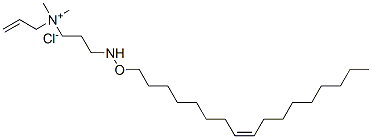 allyldimethyl[3-[(1-oxooleyl)amino]propyl]ammonium chloride Structure