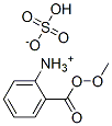 o-(methoxycarboxy)phenylammonium hydrogen sulphate Structure