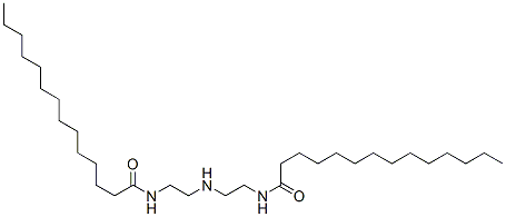 N,N'-(iminodiethylene)bismyristamide Structure