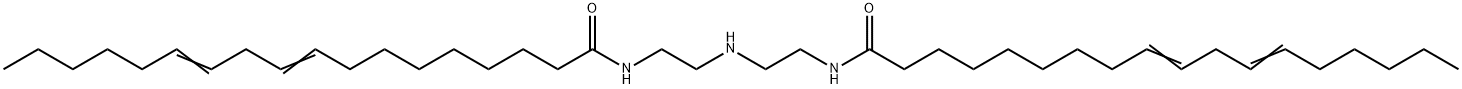 N,N'-(iminodiethane-1,2-diyl)bis(octadeca-9,12-dien-1-amide) Structure