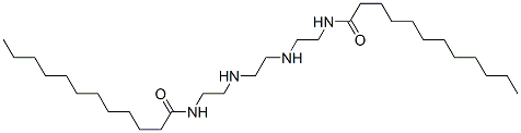 N,N'-[ethylenebis(iminoethylene)]bis(dodecanamide) Structure