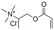 트리메틸-1-메틸-2-[(옥소알릴)옥시]에틸암모늄클로라이드 구조식 이미지