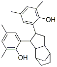2,2'-(옥타하이드로-4,7-메타노-1H-인데네디일)비스[4,6-자일레놀] 구조식 이미지