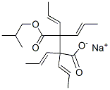 sodium isobutyl 2-tetrapropenylsuccinate Structure