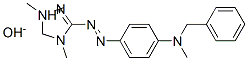 3-[[4-[benzylmethylamino]phenyl]azo]-1,4-dimethyl-1H-1,2,4-triazolium hydroxide 구조식 이미지