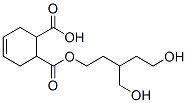 5-hydroxy-3-(hydroxymethyl)pentyl hydrogen cyclohex-4-ene-1,2-dicarboxylate Structure