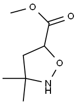 5-Isoxazolidinecarboxylicacid,3,3-dimethyl-,methylester(9CI) Structure