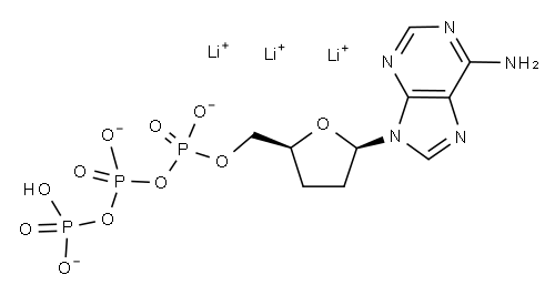 2',3'-DIDEOXYADENOSINE-5'-TRIPHOSPHATE LITHIUM SALT Structure