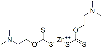 O-[2-(디메틸아미노)에틸]디티오카보네이트,아연염 구조식 이미지