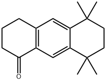 3,4,5,6,7,8-hexahydro-5,5,8,8-tetramethylanthracen-1(2H)-one  Structure