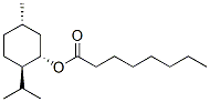 (1alpha,2beta,5alpha)-2-isopropyl-5-methylcyclohexyl octanoate 구조식 이미지