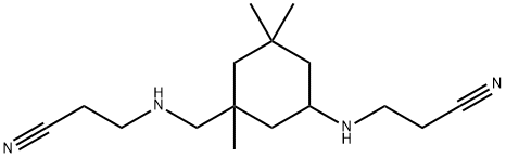 3-[[3-[[(2-cyanoethyl)amino]methyl]-3,5,5-trimethylcyclohexyl]amino]propiononitrile  Structure