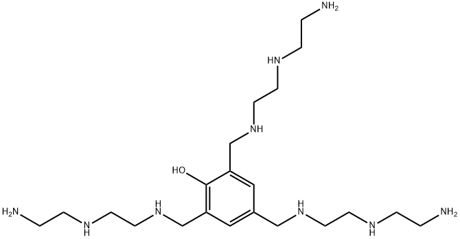 2,4,6-tris[[[2-[(2-aminoethyl)amino]ethyl]amino]methyl]phenol Structure