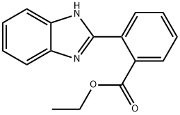 2-(1H-BENZIMIDAZOL-2-YL)BENZOIC ACID ETHYL ESTER Structure