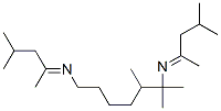 N,N'-bis(1,3-dimethylbutylidene)trimethylhexane-1,6-diamine  Structure