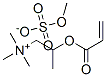 trimethyl-2-[(oxoallyl)oxy]propylammonium methyl sulphate Structure