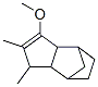 3a,4,5,6,7,7a-hexahydromethoxydimethyl-4,7-methano-1H-indene  Structure