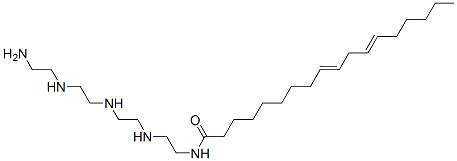 N-[2-[[2-[[2-[(2-aminoethyl)amino]ethyl]amino]ethyl]amino]ethyl]octadeca-9,12-dien-1-amide 구조식 이미지