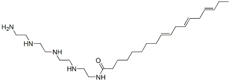 N-[2-[[2-[[2-[(2-aminoethyl)amino]ethyl]amino]ethyl]amino]ethyl]-9,12,15-octadecatrienamide Structure