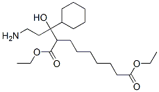 디에틸2-(3-아미노-1-시클로헥실-1-히드록시프로필)노난디오에이트 구조식 이미지